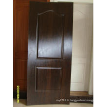 Peau de porte de moule de MDF HDF de placage naturel